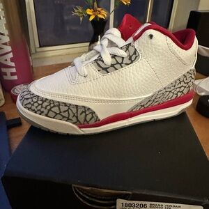 New in box Jordan 3 retro toddler size 10